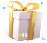 Receba seus bônus de boas-vindas no t89